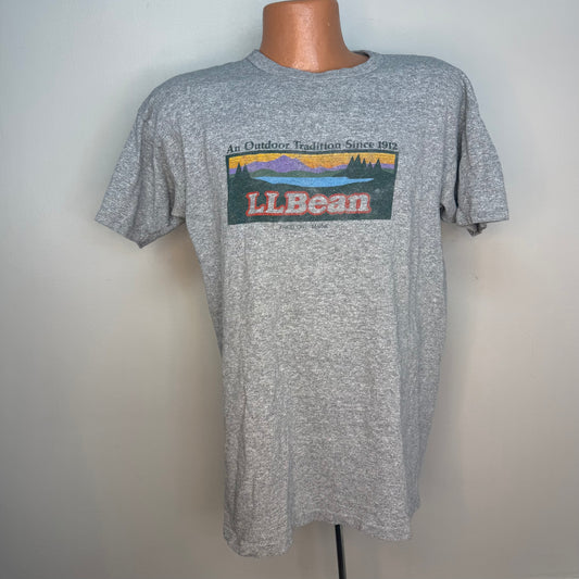 1980s L.L. Bean Made by Champion T-Shirt, Size Large, An Outdoor Tradition Since 1912, Freeport Maine