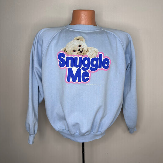 1980s Snuggle Me Bear Sweatshirt, Size Medium/Large, Snuggle Fabric Softener Promo