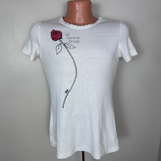 1970s Tall American Beauty T-Shirt, Shelly’s Tall Girl Size M/L