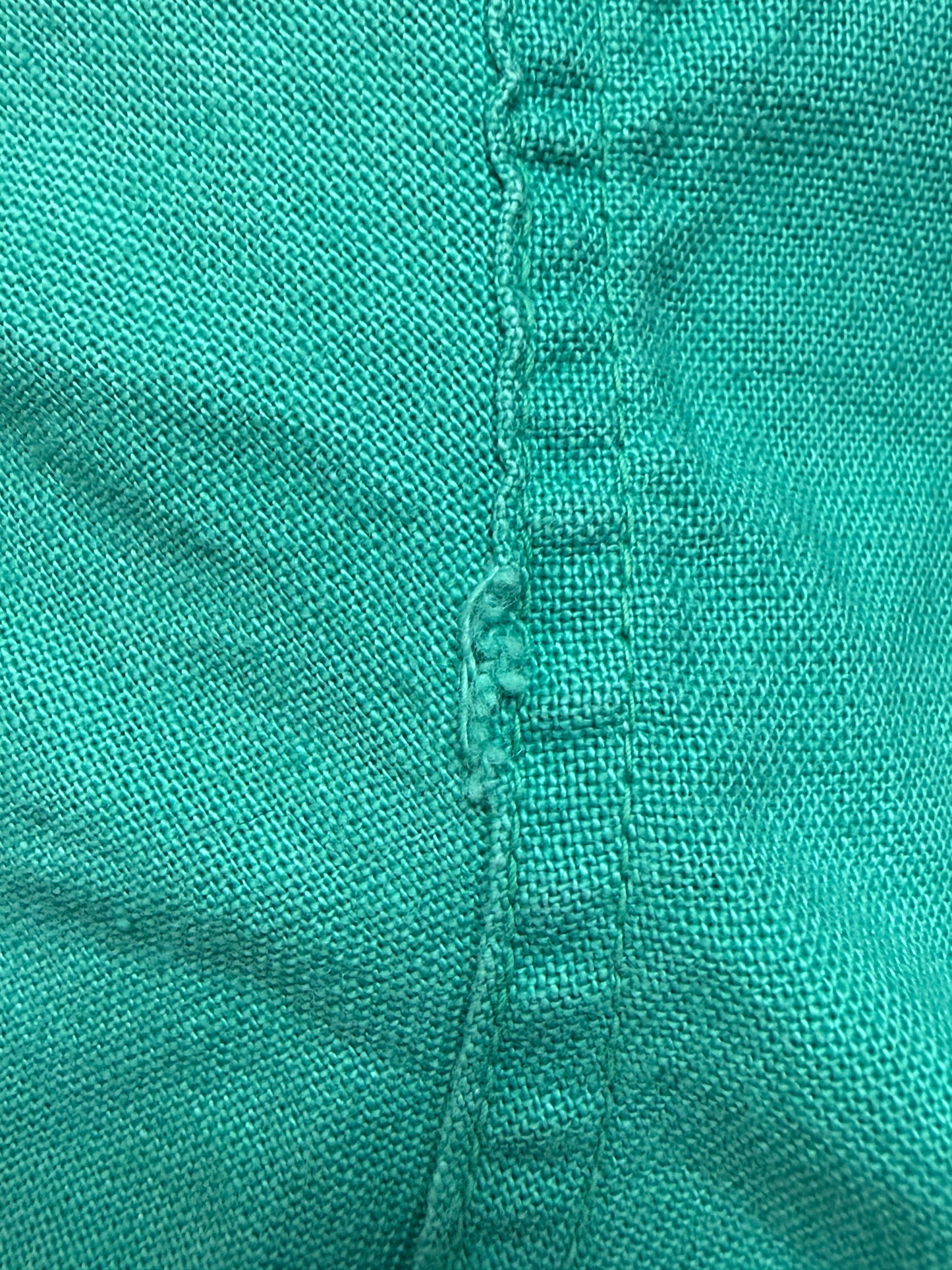 1940s Green School Gym Uniform, Pullover Top and Side Button Shorts, E R Moore Company Athletic Apparel Size X-Small, Gymcloth Gym Suit Set