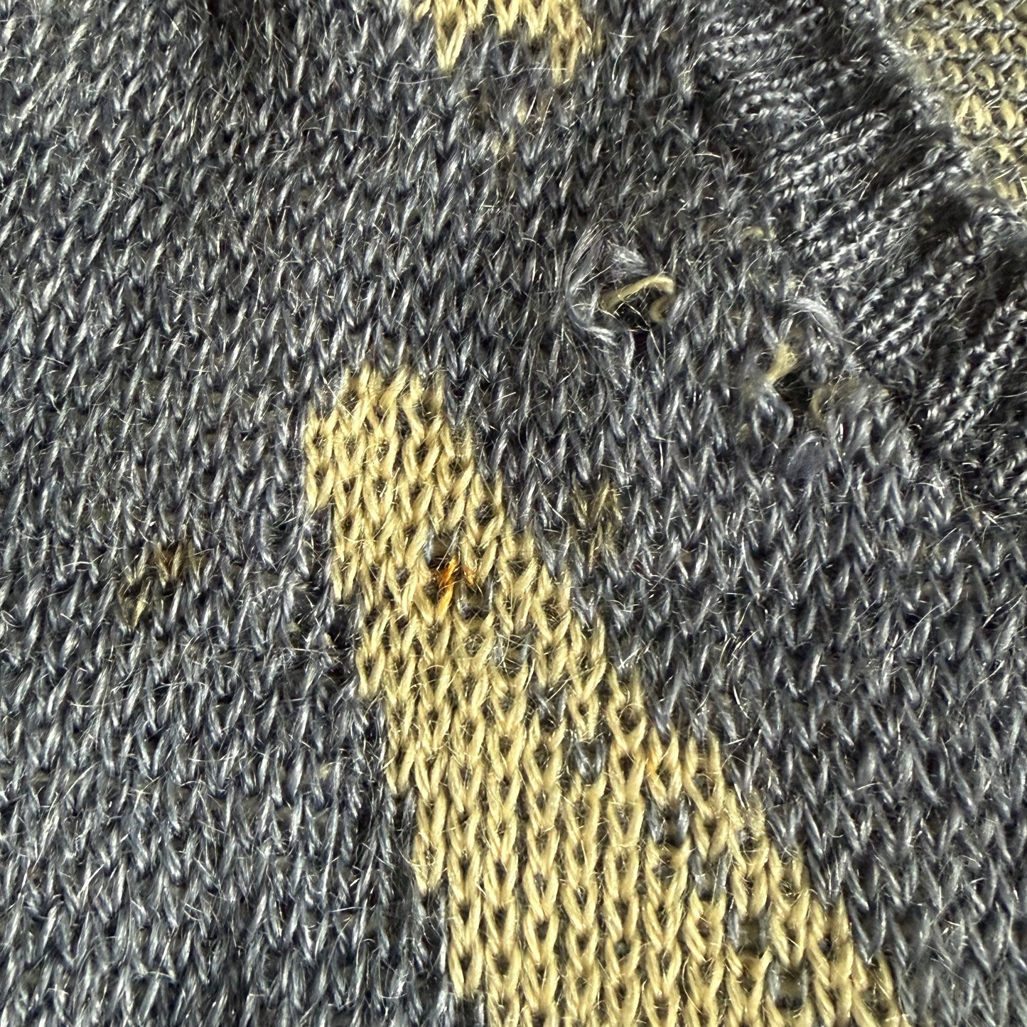 1940s Jantzen P-38 Sweater, Blue, Size 40, WW2 Fighter Jet Plane Novelty Knit