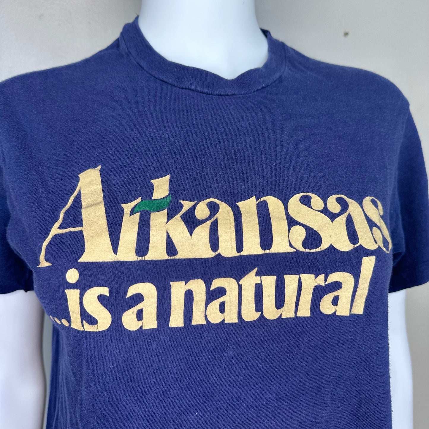 1970s Arkansas is a Natural T-Shirt, Hanes Size Small