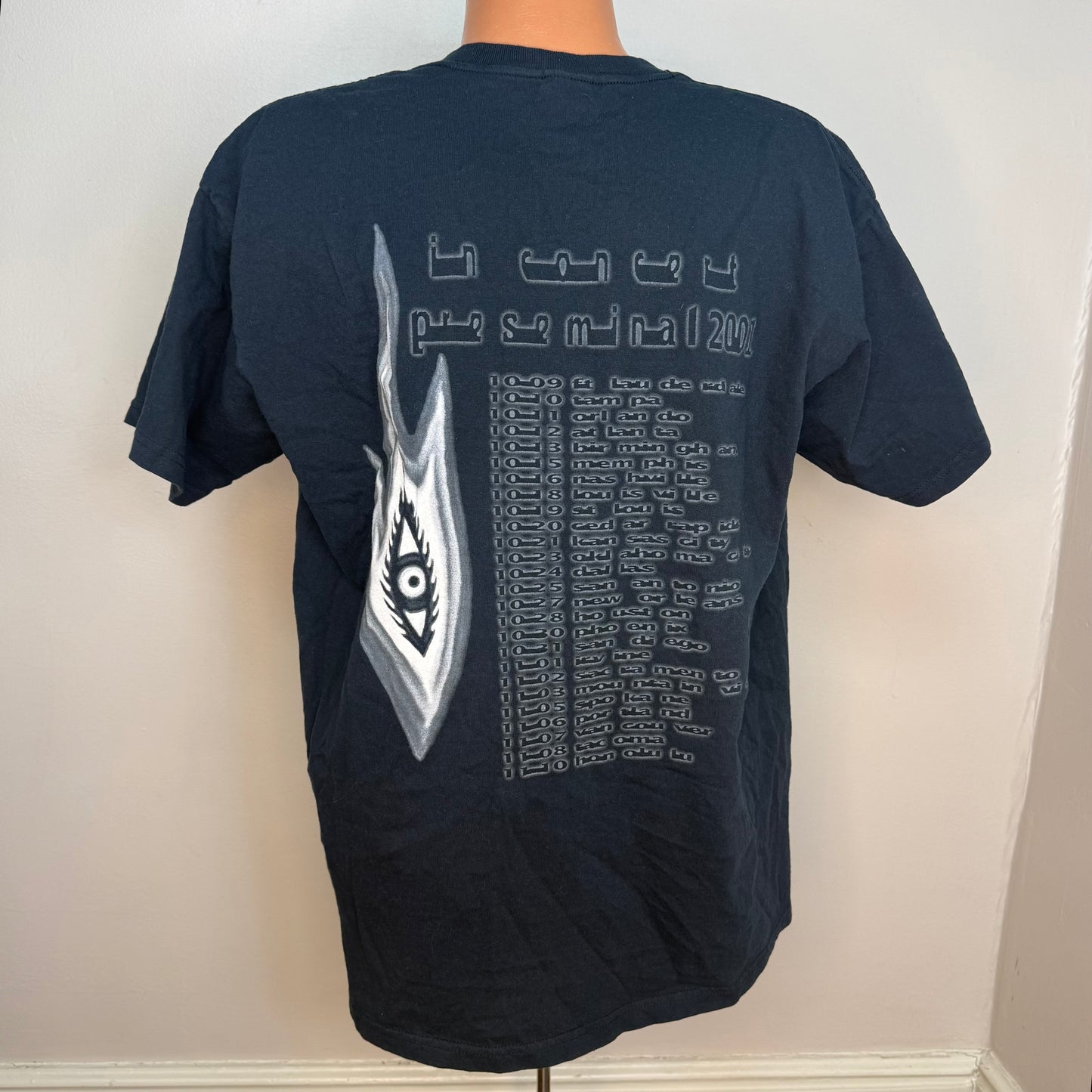 Y2K Tool Lateralus Tour T-Shirt, Anvil Size XL, In Concert Pre-Seminal 2001
