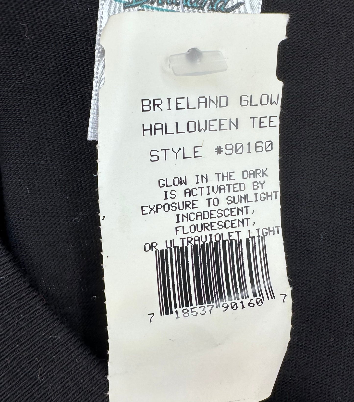 1990s Halloween Glow in the Dark T-Shirt, Brieland Graphics Size Large, Top 10 Reasons Why I’m Not Wearing a Costume, Deadstock with Tag