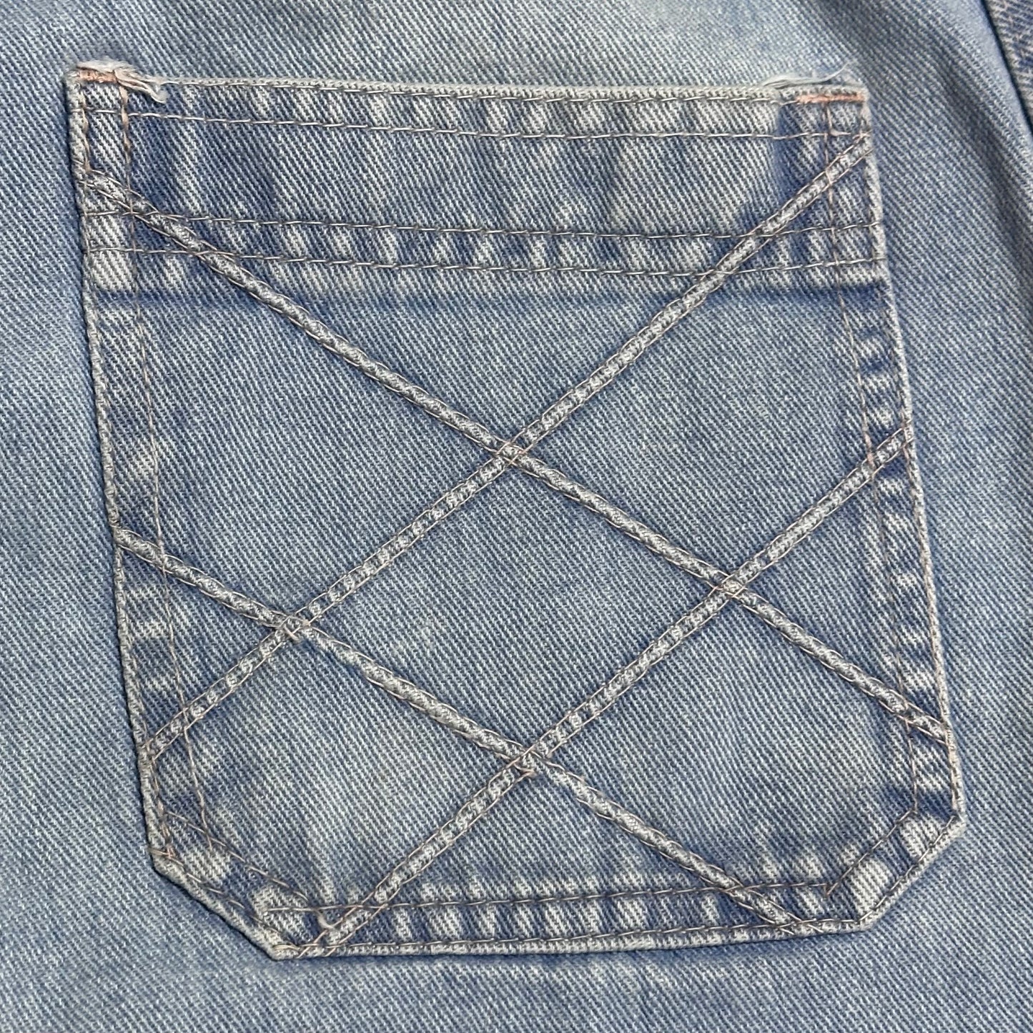 1970s Bell Bottom Jeans with Pintucks, Saturday’s Generation, 33.5"x33.25"