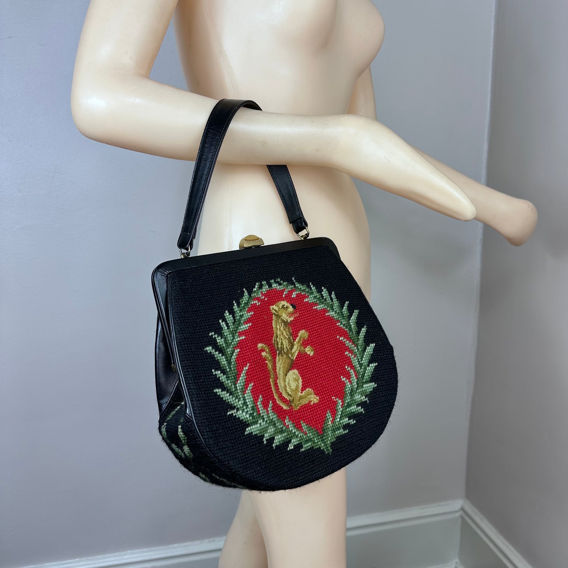 1960s Needlepoint Handbag