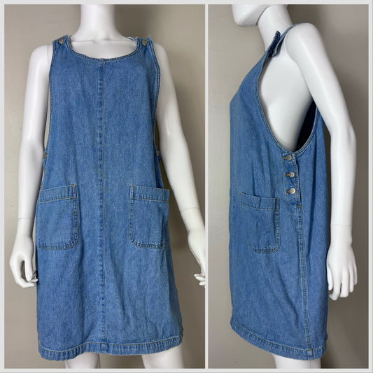 1990s Denim Jumper, FADS Size Large