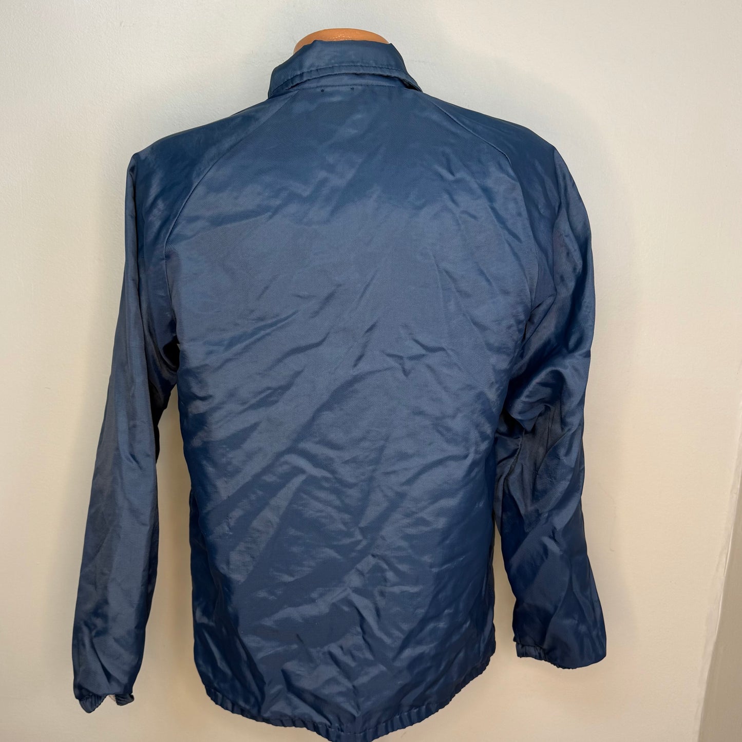 1970s Memphis State University Jacket, MSU Tigers Windbreaker, Chalk Line Size Small
