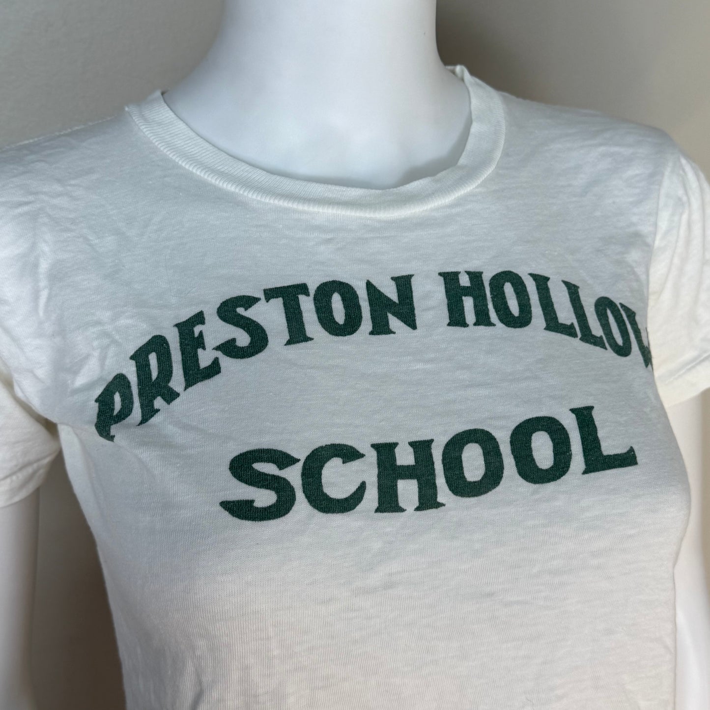 1960s Preston Hollow School T-Shirt, Sunbound, Youth Size 10/12, Adult Size XS