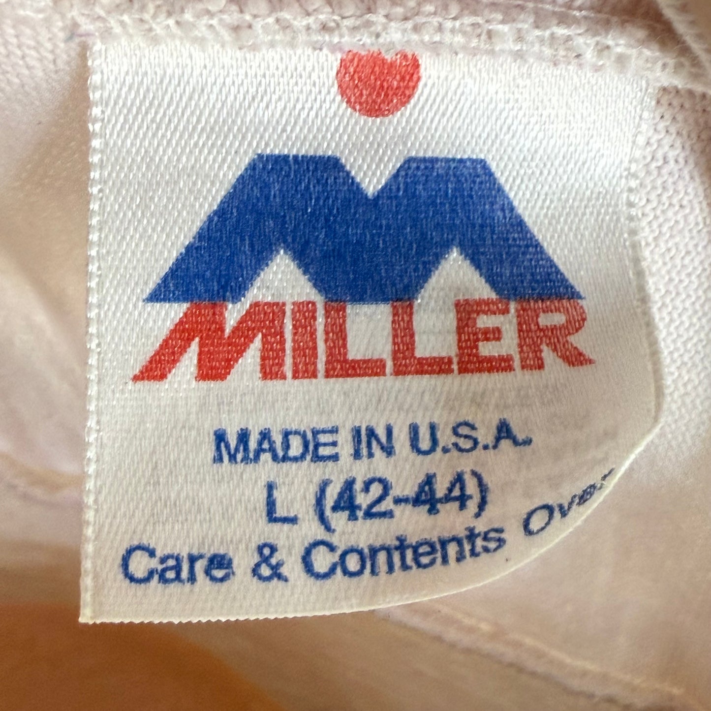 1980s ABATE Toys For Tots Biker T-Shirt, Iowa, US Marine Corps, Miller Jersey Tee Size Medium