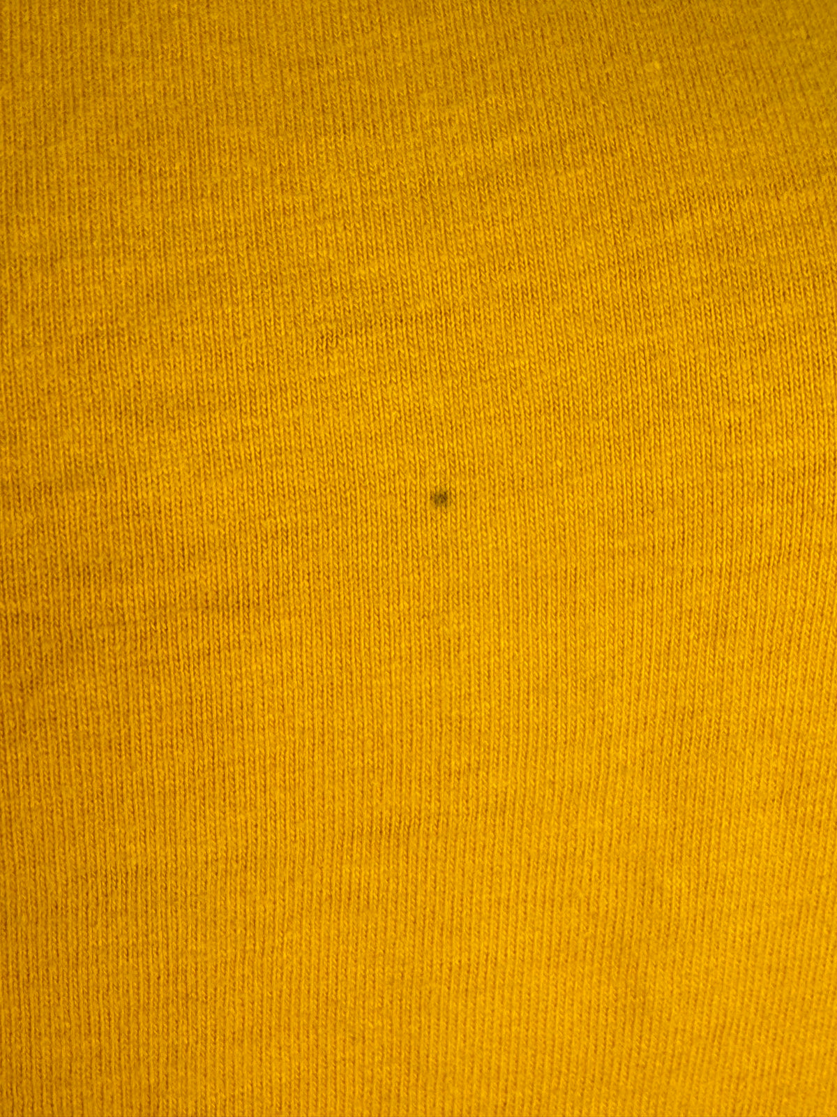 1960s Yellow Cotton Jersey, Russell Athletic Size Small/Youth Large, No 60