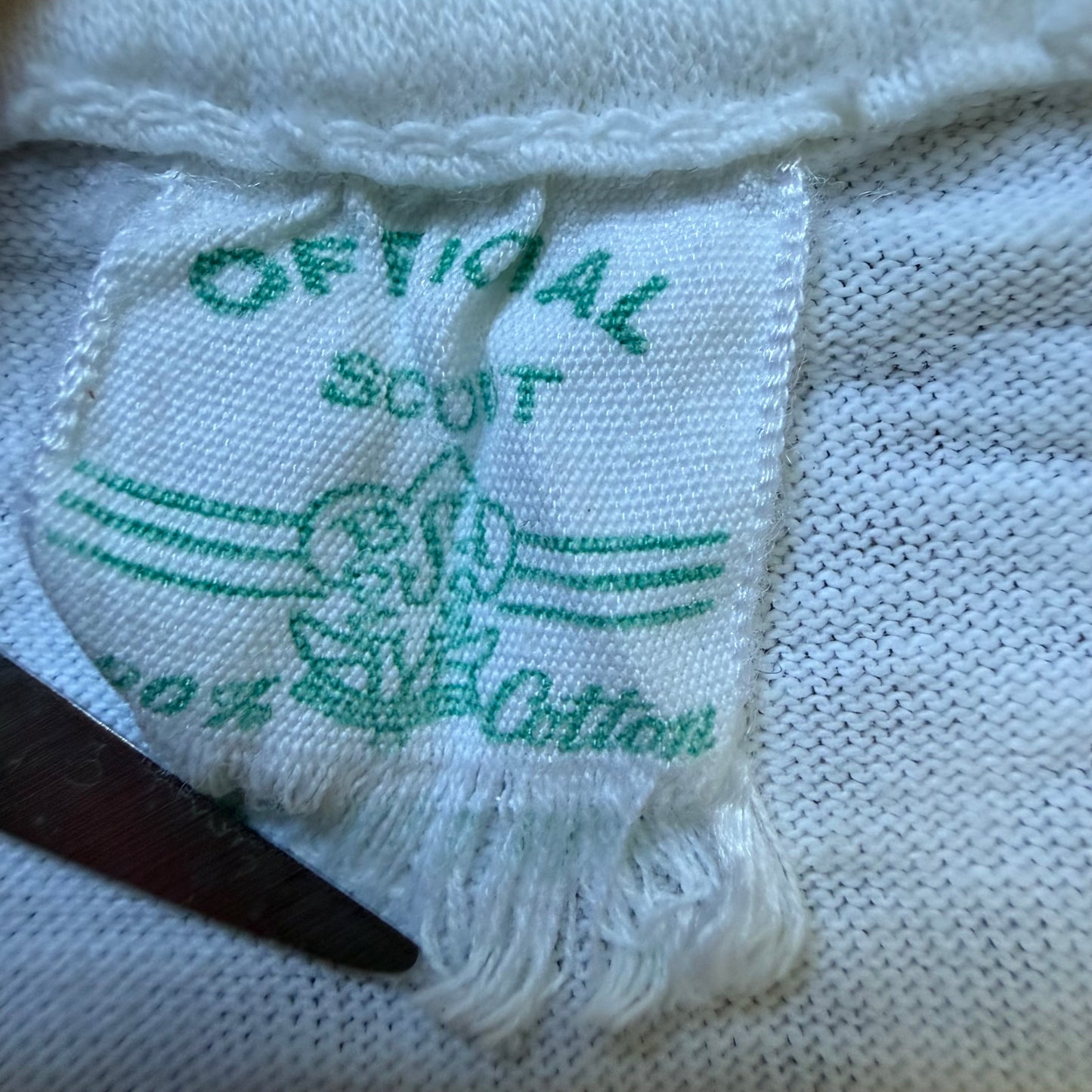 1940s/50s Camp Tallaha Staff T-Shirt, Official Boy Scout BSA