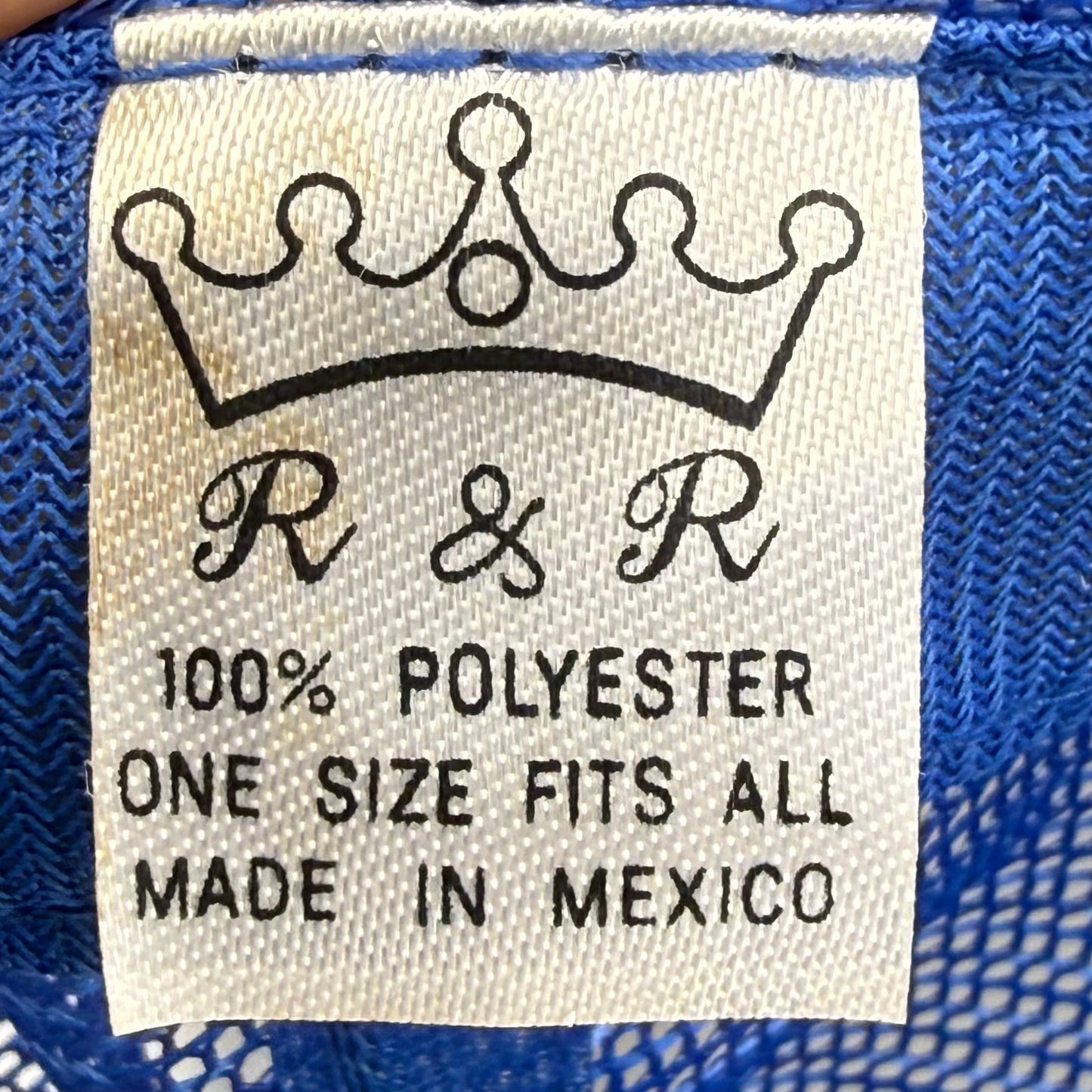 1990s Libertyland Memphis Mesh Back Hat, R & R One Size Fits All, Adjustable Snap Back
