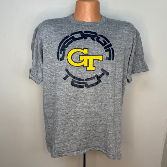 1980s Georgia Tech T-Shirt, Russell Athletic Size XL, GT Yellow Jackets