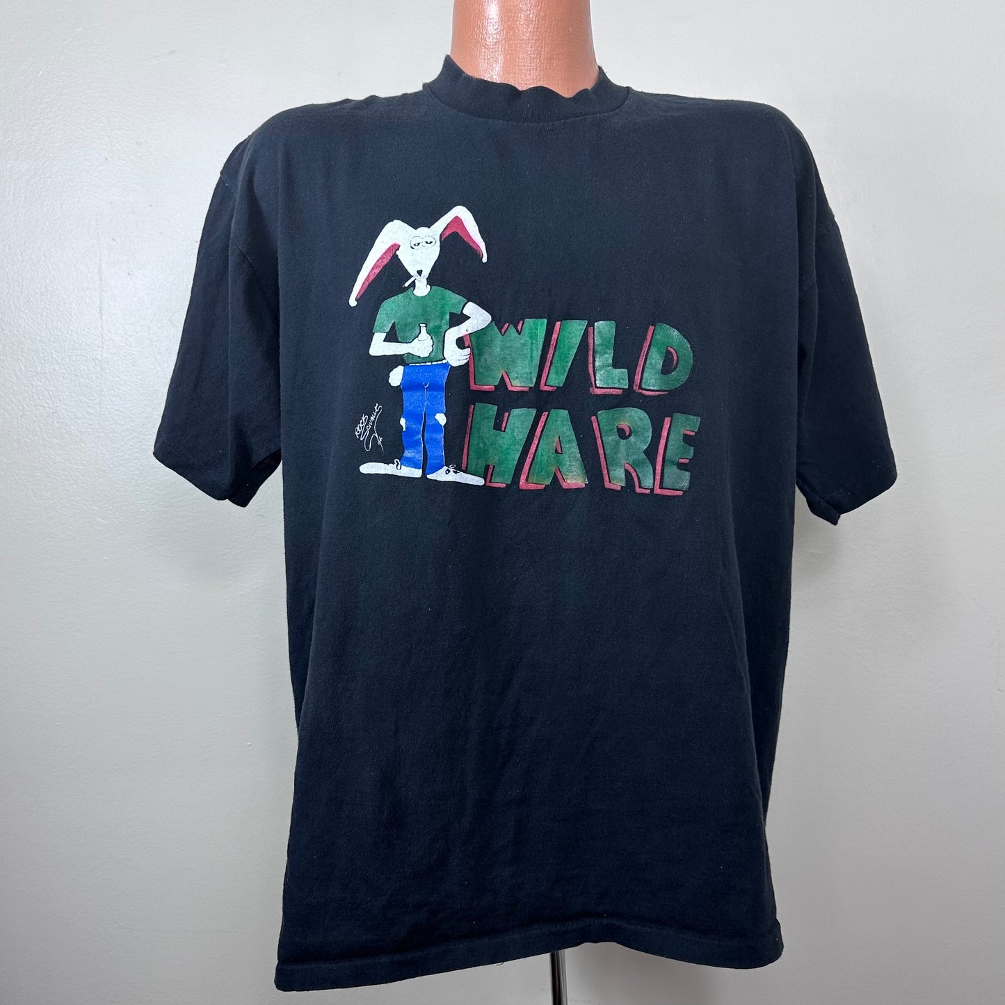 1990s Wild Hare Smoke Shop T-Shirt, Co Max Size XL