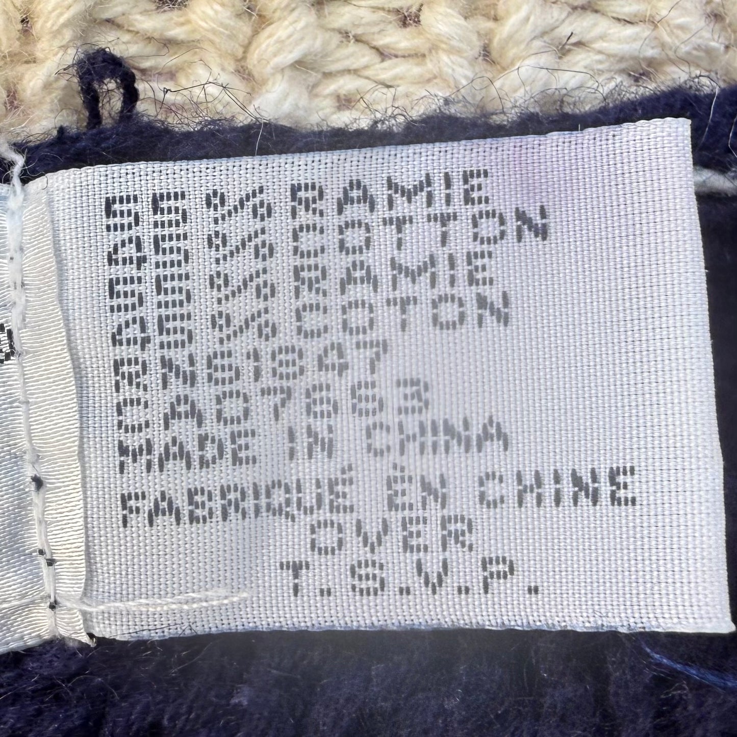 1990s Hand Knit Fruit and Vegetable Cardigan Sweater, The Eagle’s Eye Size Medium, 1991