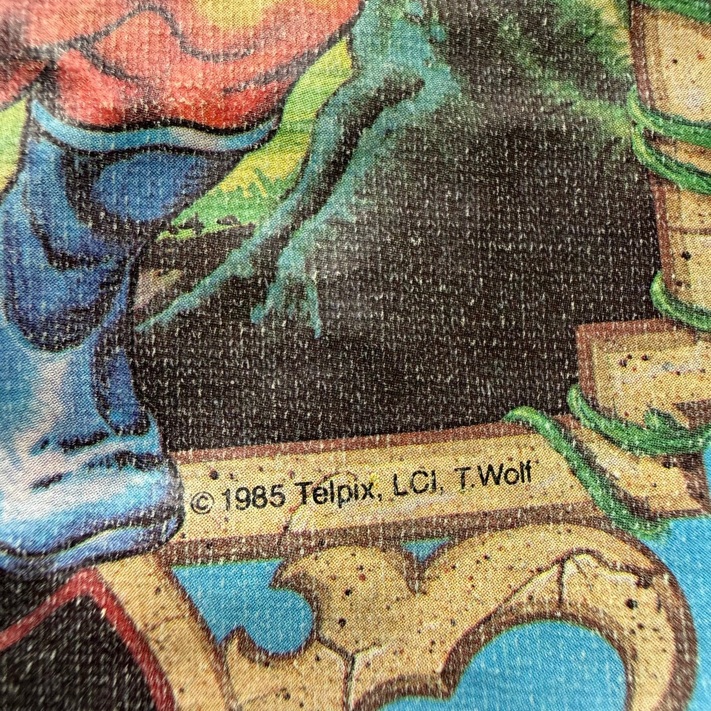 1980s Kids' Thundercats T-Shirt, Lion-O, Fruit of the Loom Size 6-8