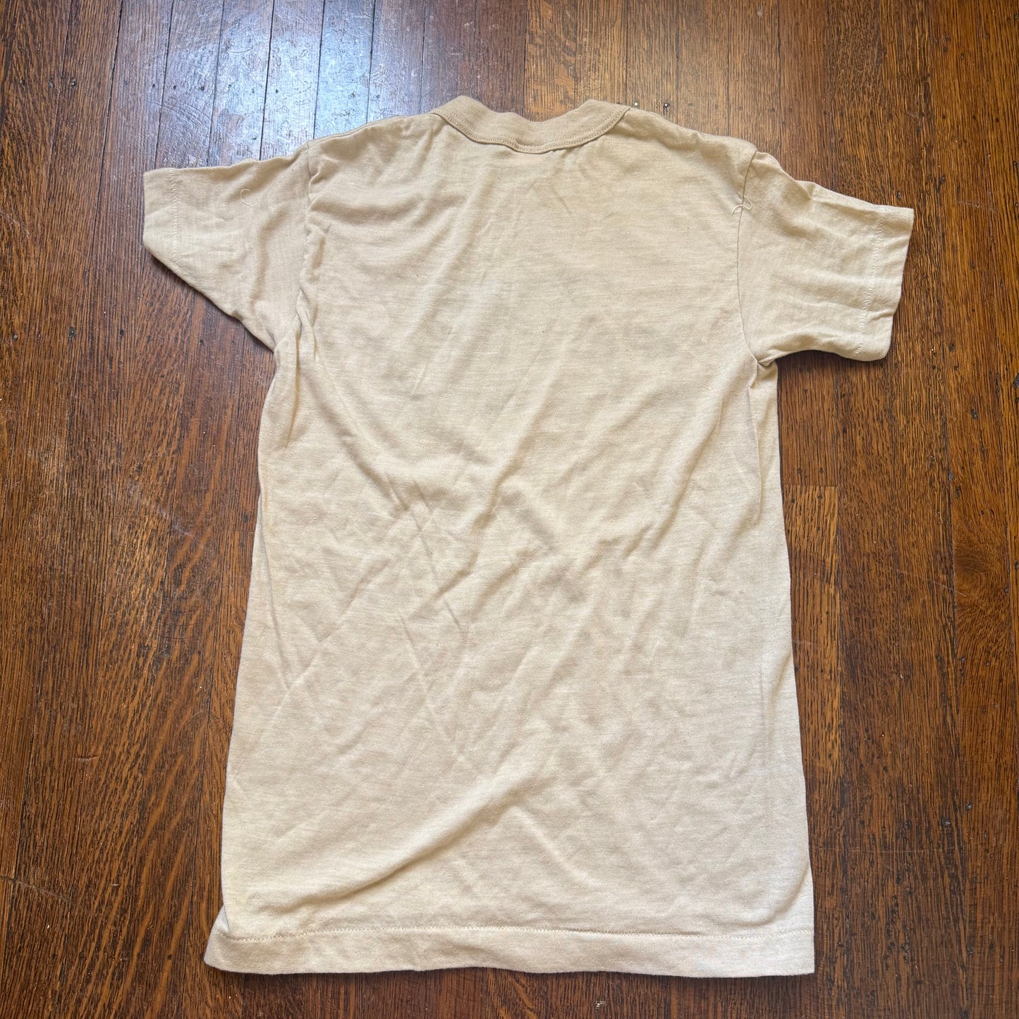1980s Pizza Inn T-Shirt, Tan, I Found Inner Piece at, Tee Jays Size Youth Large