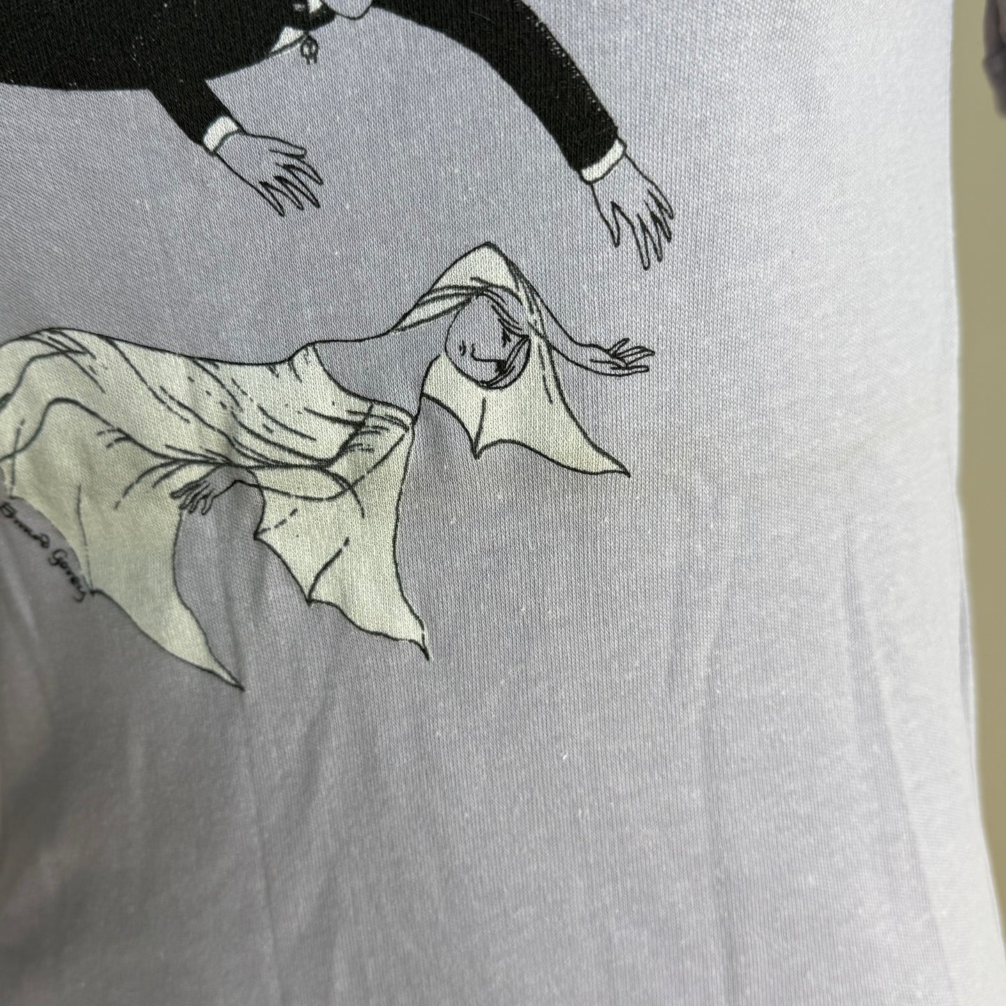 1970s I Saw Dracula T-Shirt, Edward Gorey, Plymouth Size Small