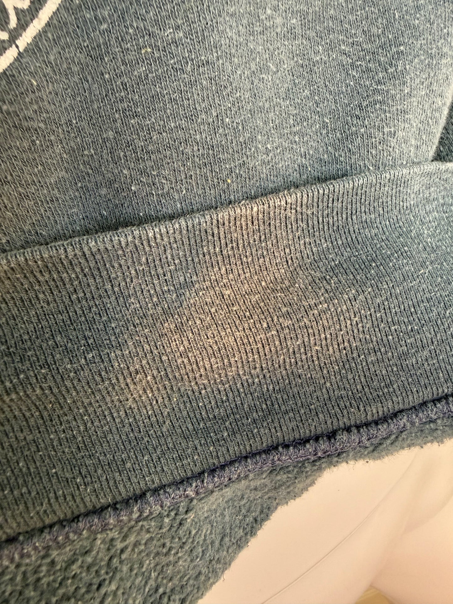 1950s Alpha Delta Pi Sorority Sweatshirt, Faded Navy Blue, Size Medium/Large