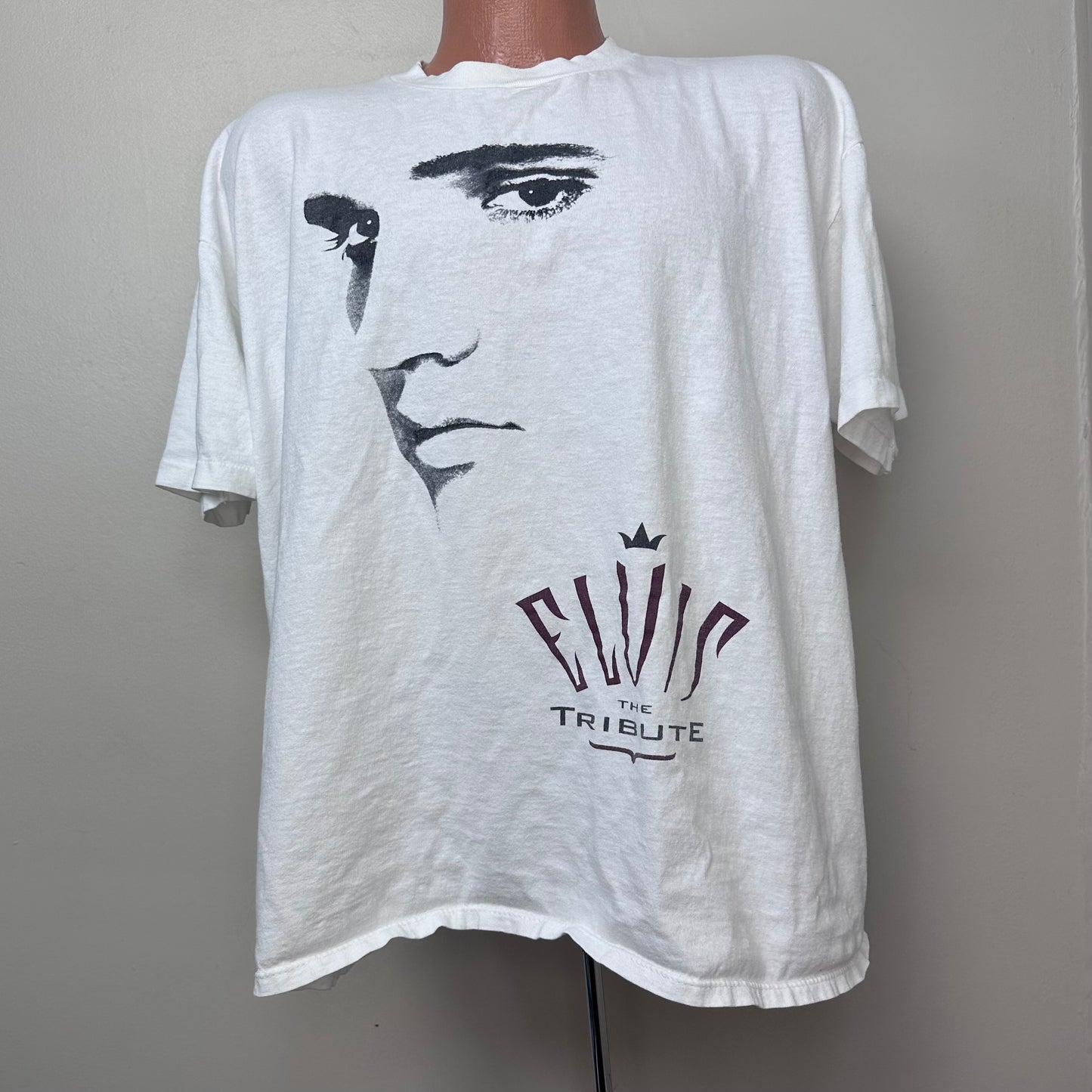 1990s Elvis The Tribute Concert T Shirt, GEM Size XL, 1994 Memphis, TN