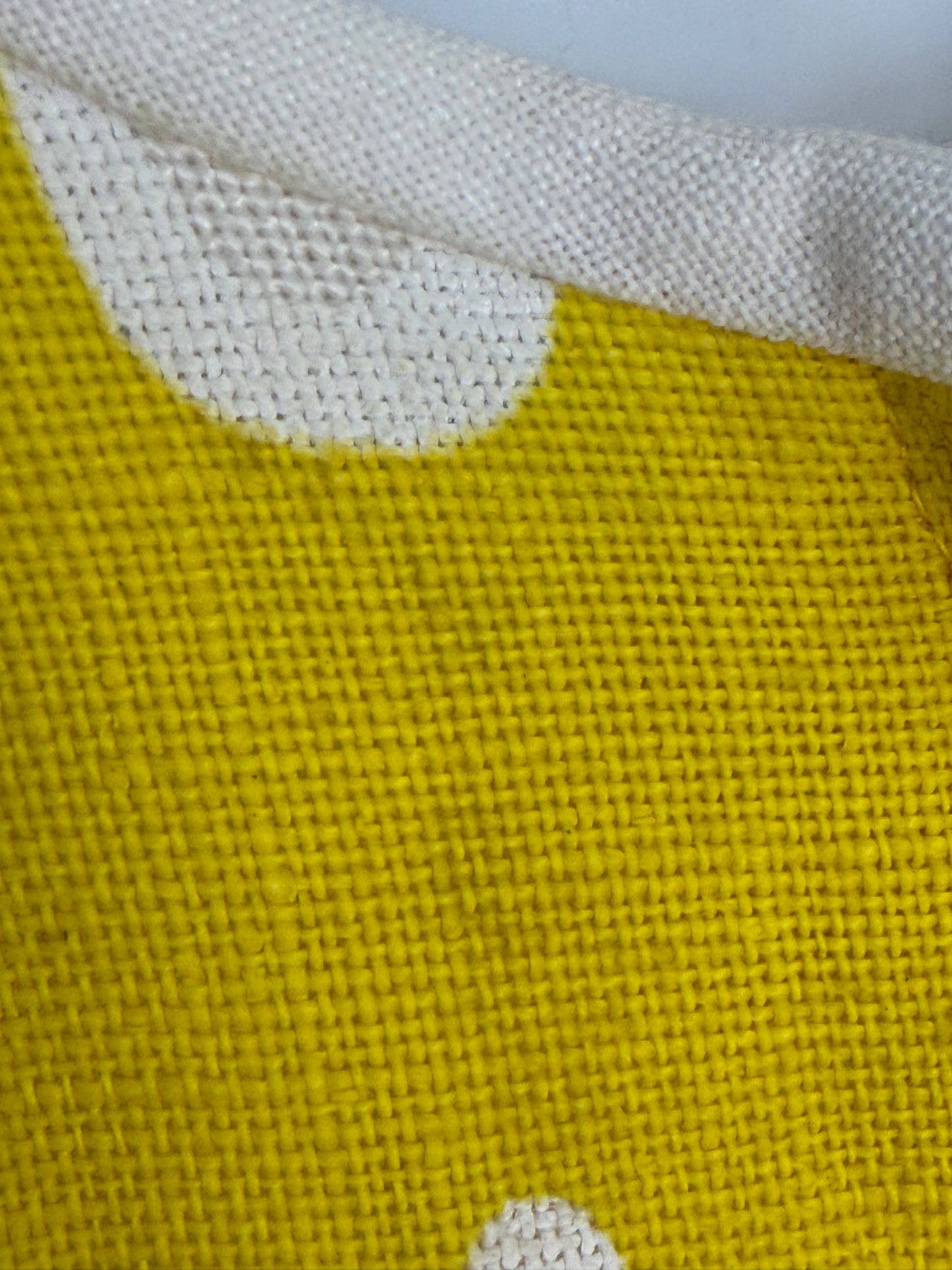 1960s Yellow Floral Mini Dress with Cut Outs and Rings, Handmade Size Small