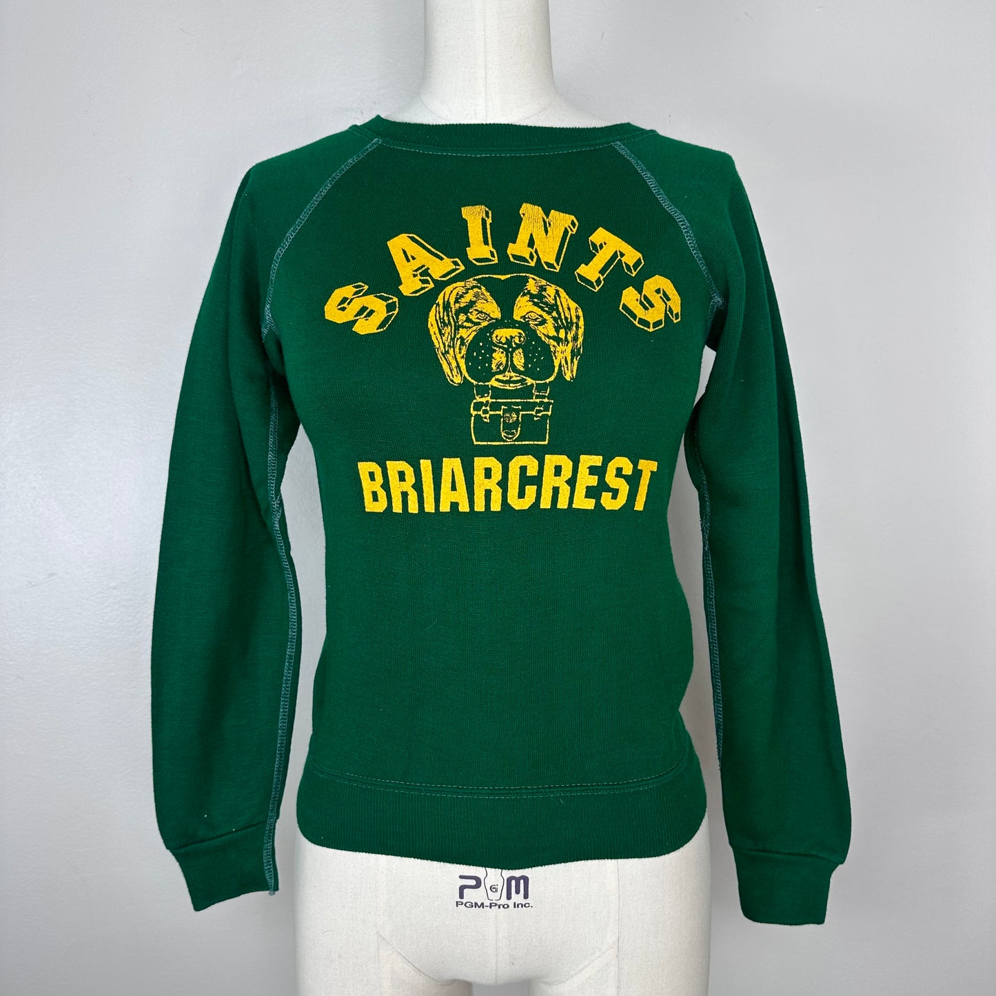 1960s/70s Briarcrest Saints Sweatshirt, The College House Size XS