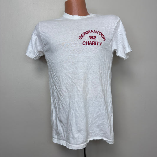 1980s Germantown Charity Horse Show 1982 T-Shirt, Hanes Size XS/Small