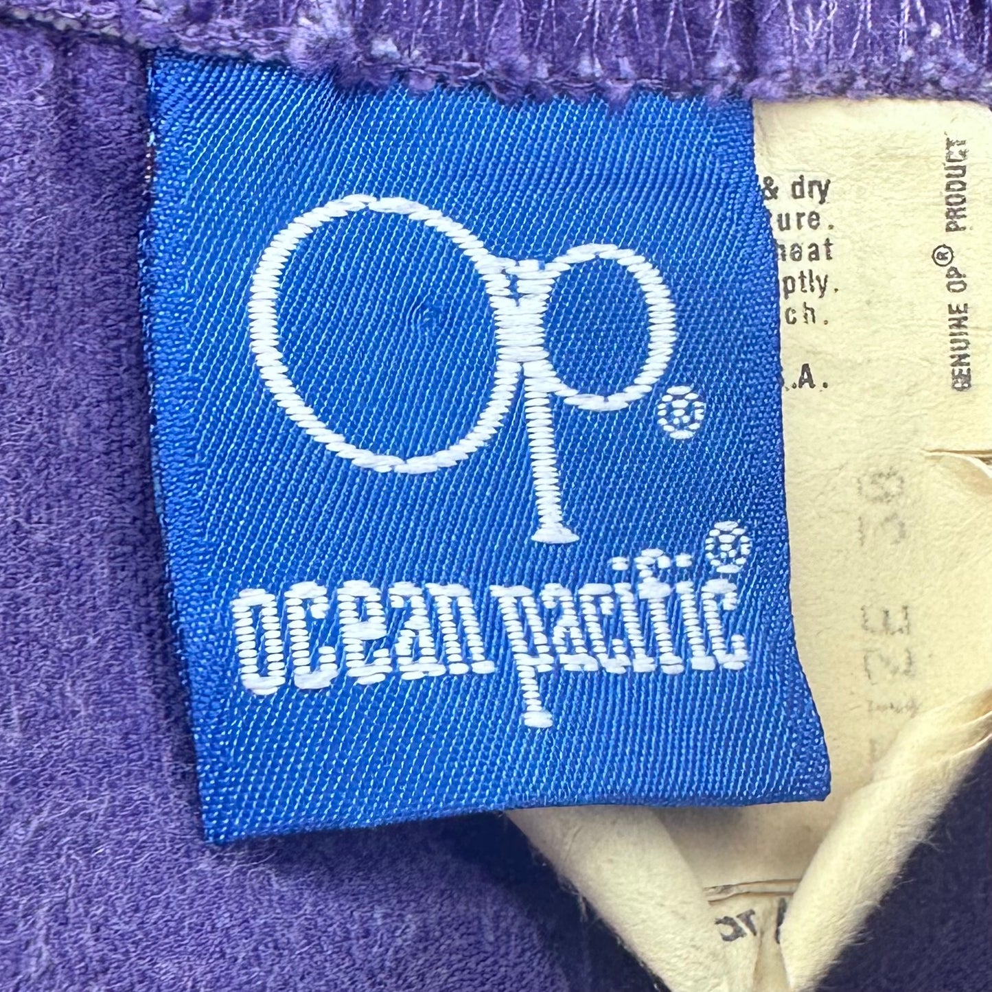 1970s/80s OP Purple Corduroy Shorts, Ocean Pacific Size 30, 70s Surfer