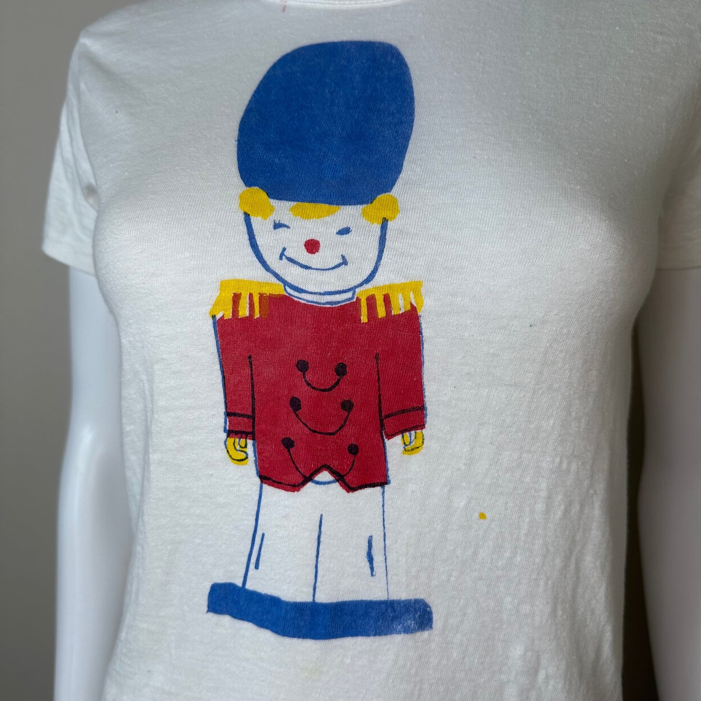 1970s Toy Soldier T-Shirt, Hanes Size XS