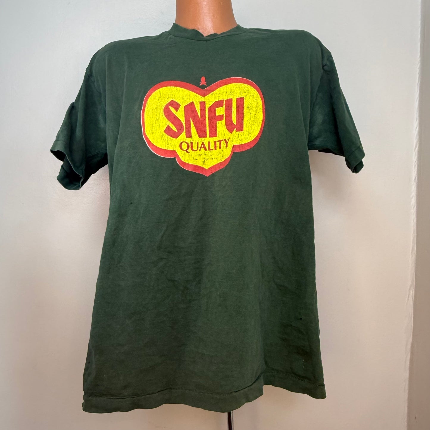1990s SNFU T-Shirt, Epitaph Records, Fruit of the Loom Size XL, Canadian Skate Punk Hardcore