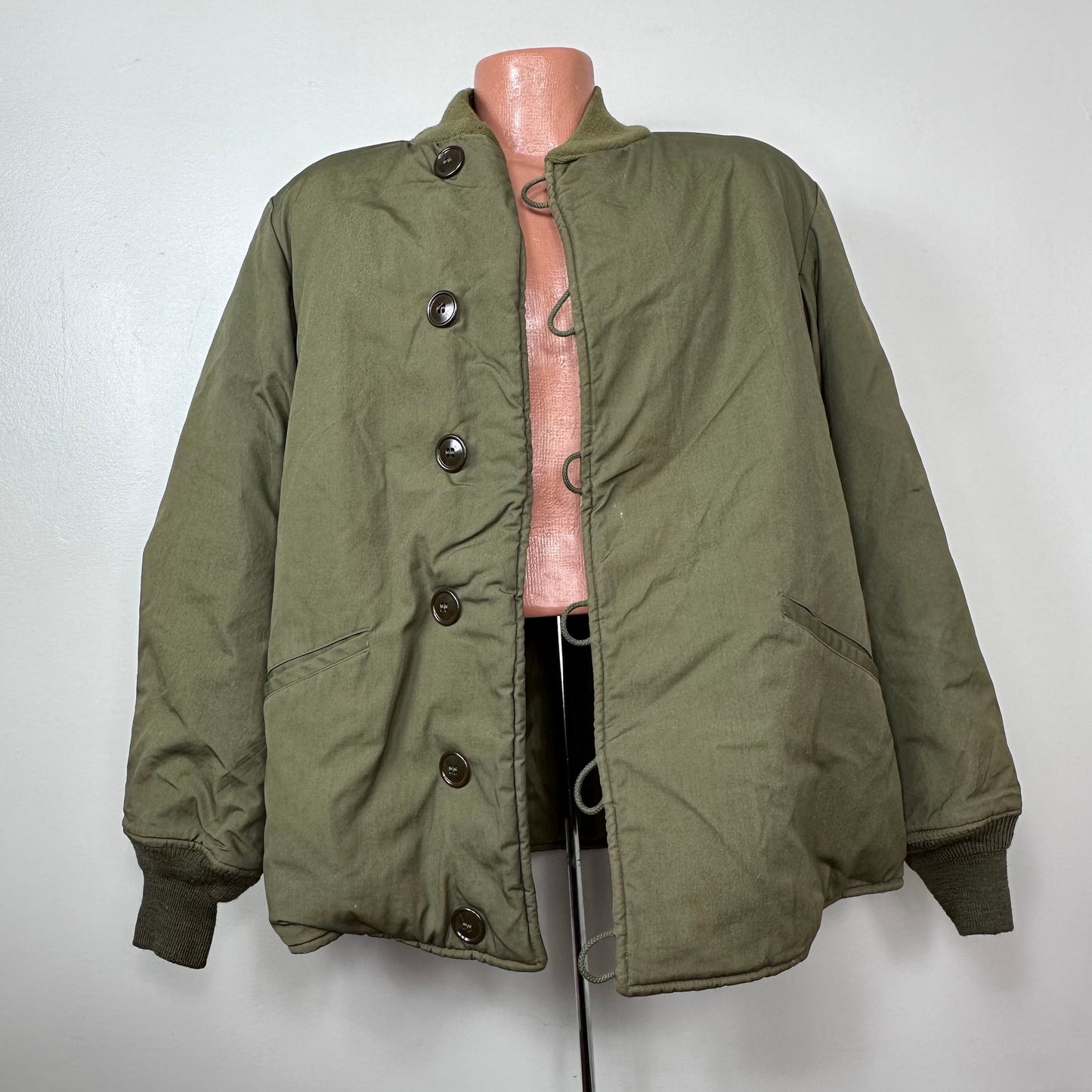 1940s M-1943 Field Jacket Pile Liner, Size 44 R, WW2 US Army Military