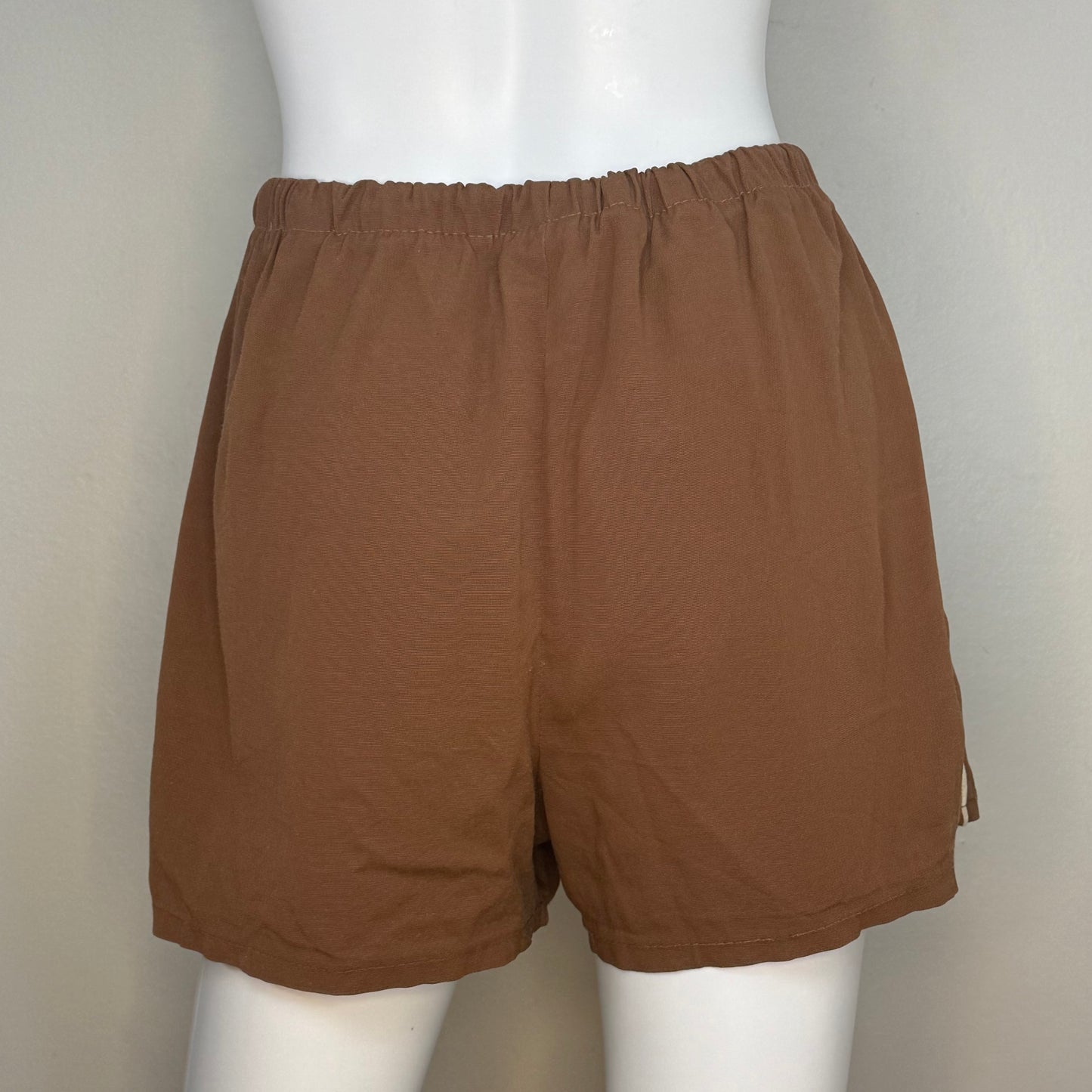 1970s Men’s Brown Swim Trunks, Grubb Stuff Robert Bruce Size Large, Swimsuit Shorts