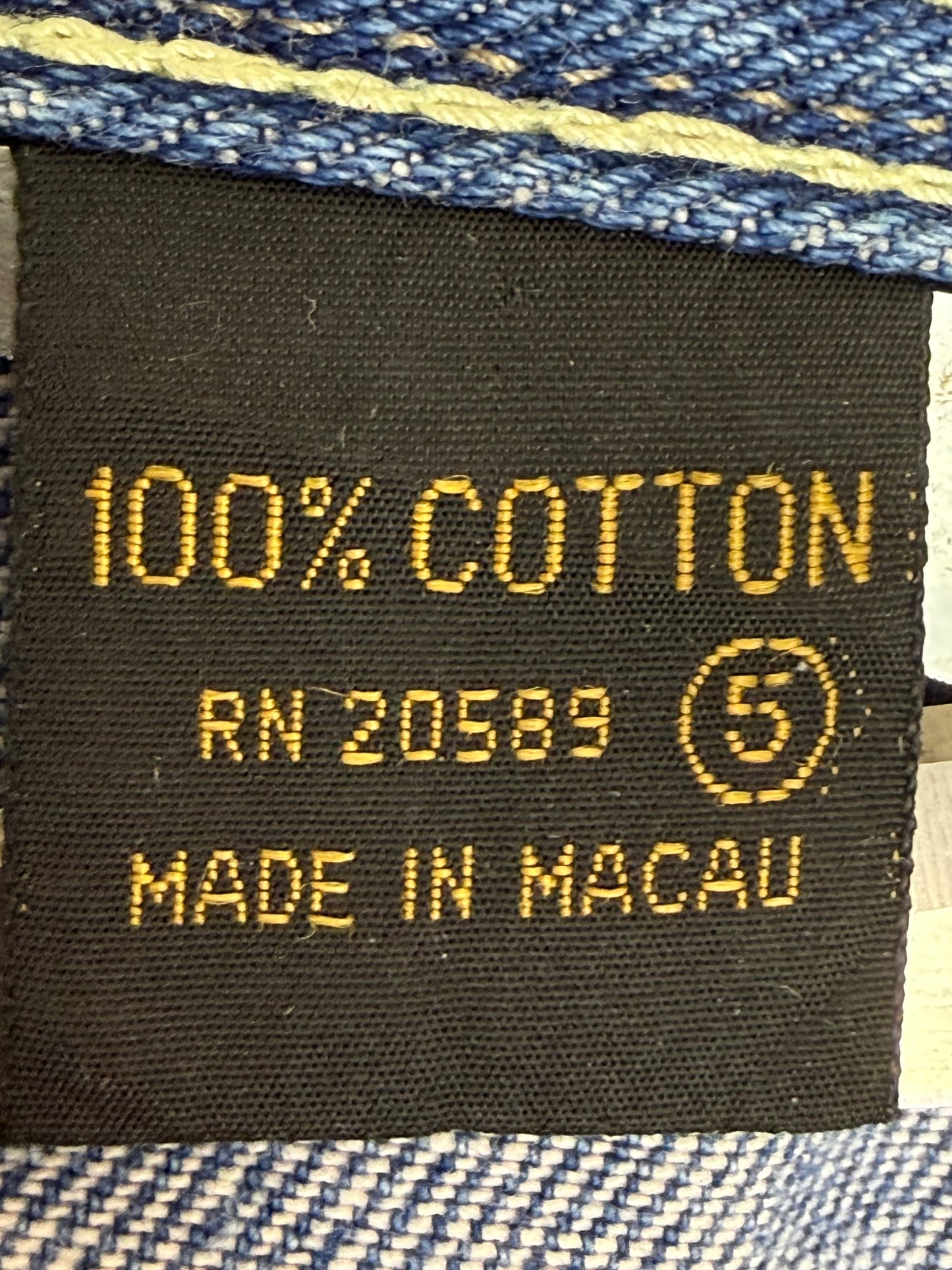 1970s Blue Jeans, High Rise, Straight Leg, Best Made Togs Size 0, 25.5"x30.25"