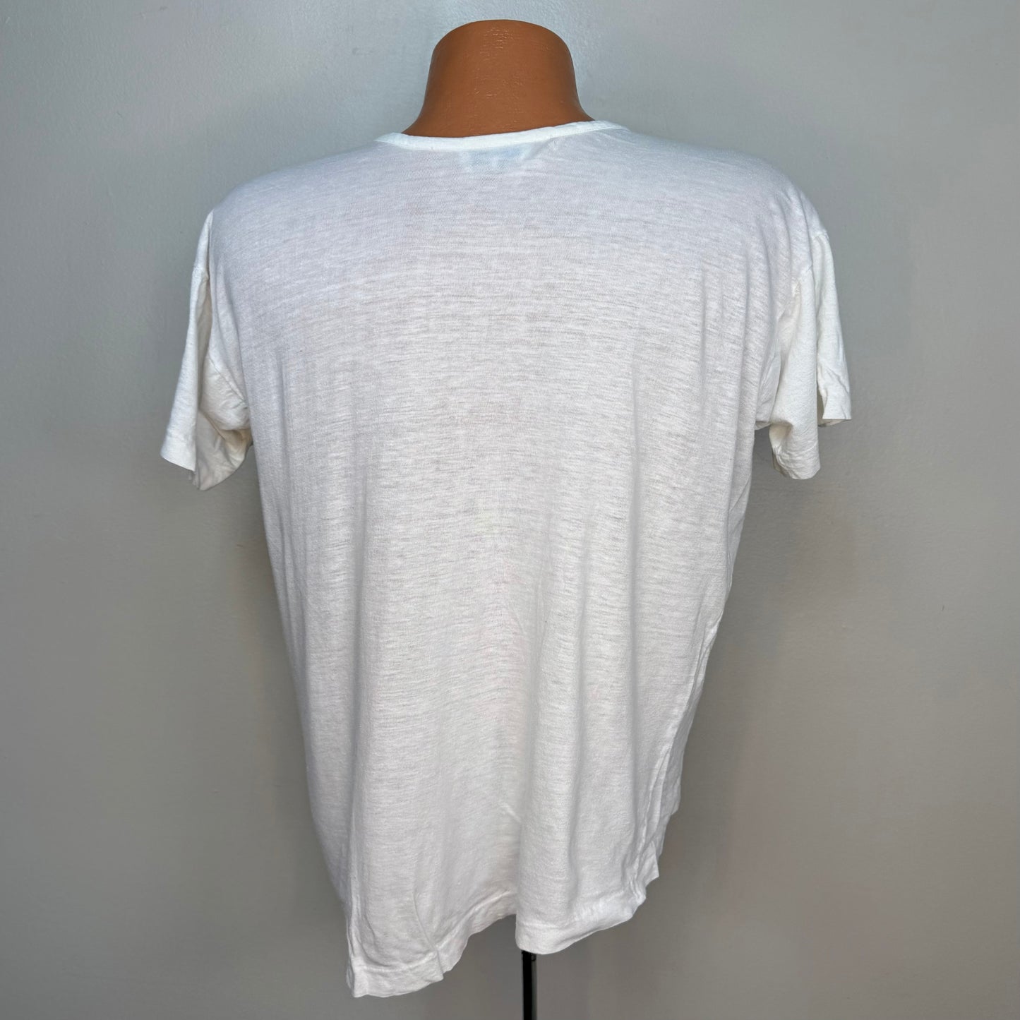 1970s St Thomas US Virgin Islands Henley T-Shirt, Double Bull Size Medium
