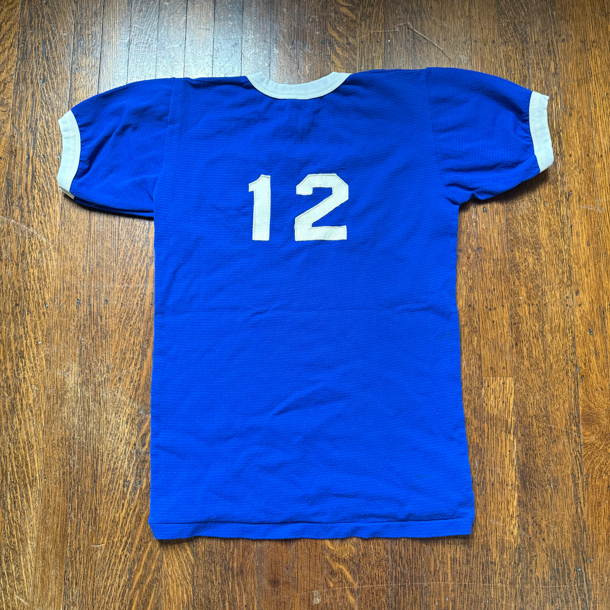 1970s Coca-Cola Jersey Ringer T-Shirt, Russell Athletic Youth Medium/Adult XS, Baseball Uniform, No 12