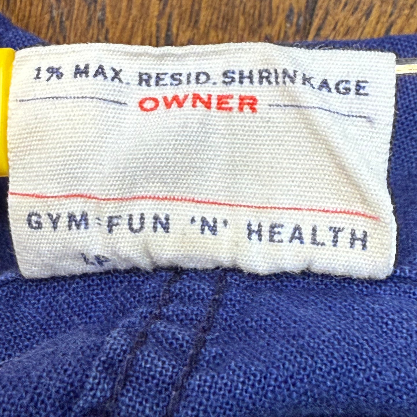 1960s Blue School Gym Uniform Romper, Moore Size Small