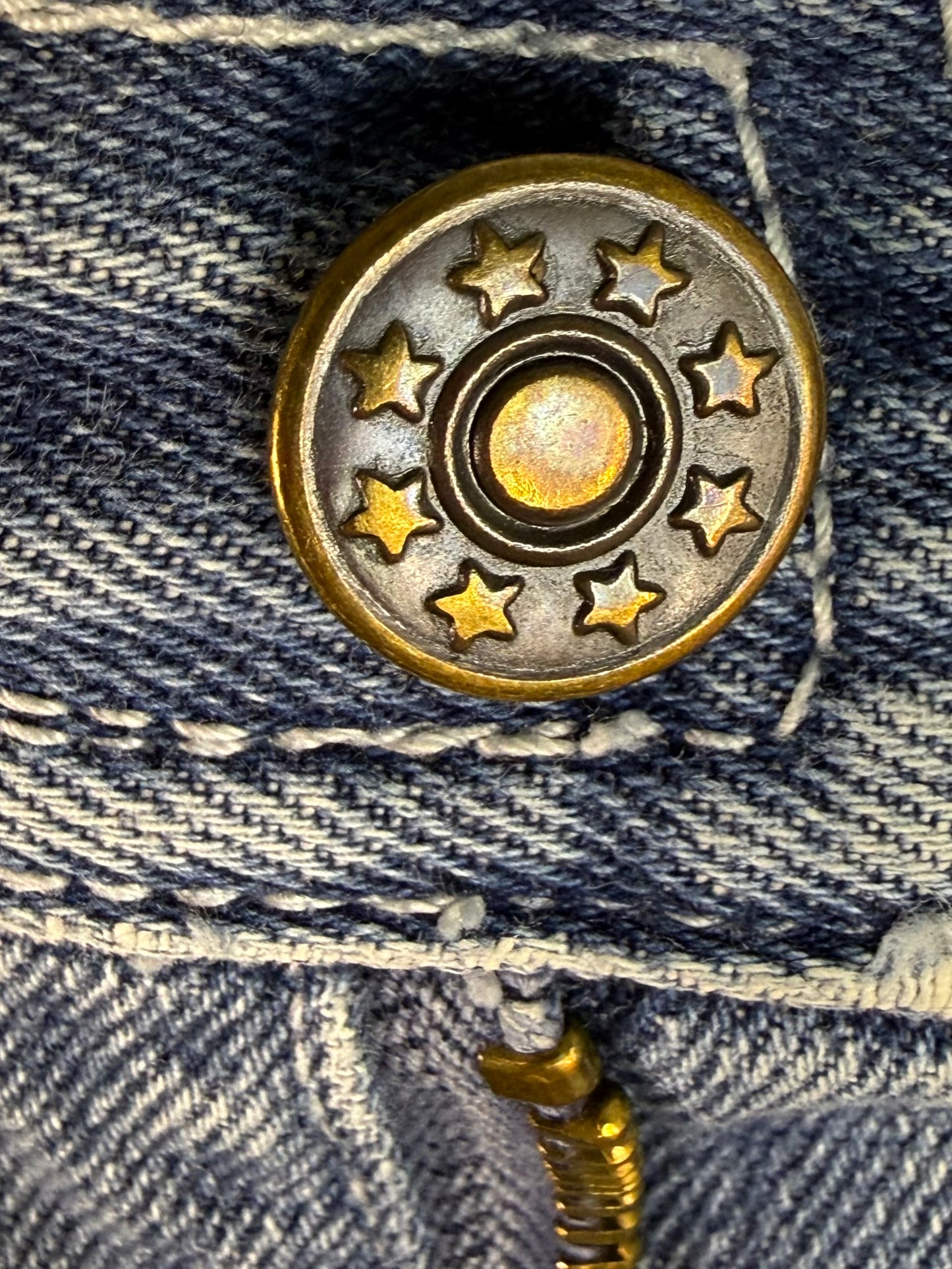 1970s Blue Jeans, High Rise, Straight Leg, Best Made Togs Size 0, 25"x33"