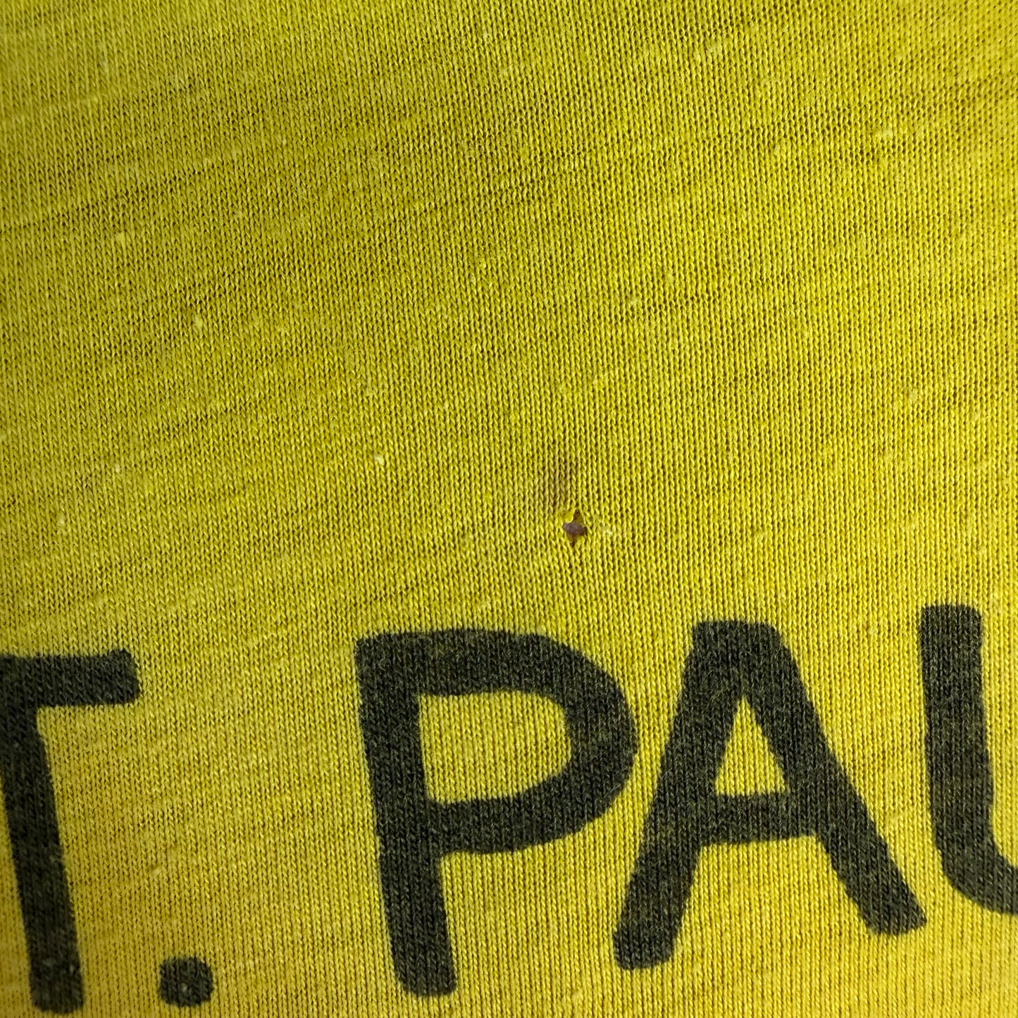 1970s St Paul’s Saints Des Peres T-Shirt, Golden Fruit of the Loom Size XS