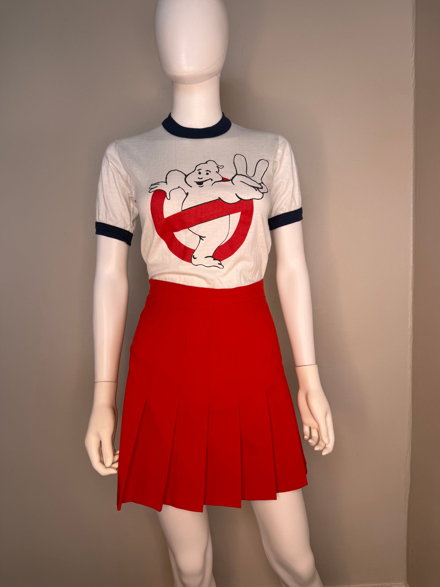 1980s Ghostbusters 2 T-Shirt, Falcon Size XS, Ringer Tee