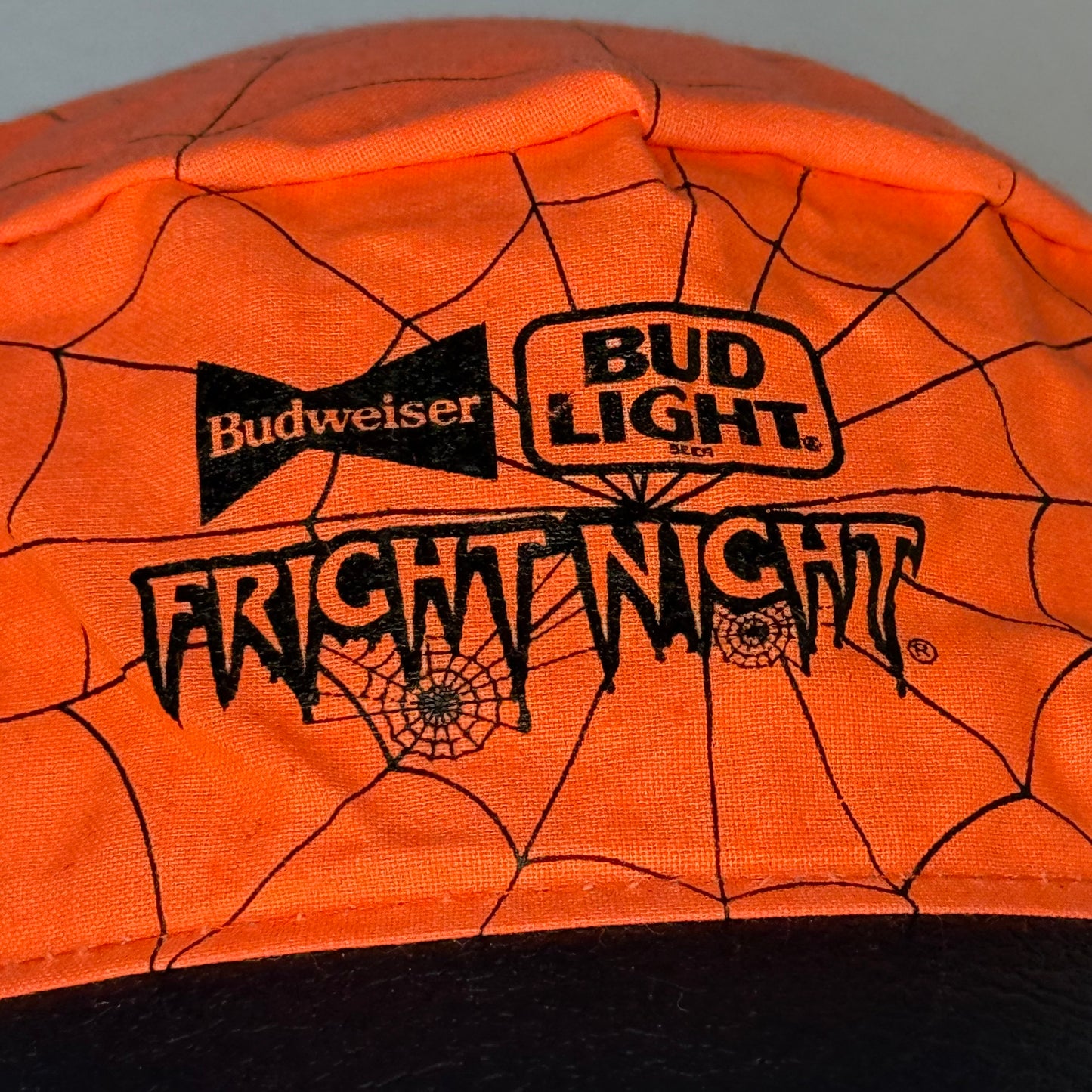 1990s Budweiser Hat, Bud Light Fright Night, Halloween Painter Cap, Beer Promo, Minnesota Specialty