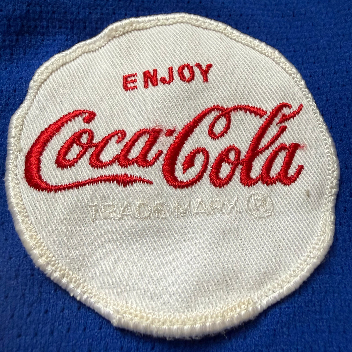 1970s Coca-Cola Jersey Ringer T-Shirt, Russell Athletic Youth Medium/Adult XS, Baseball Uniform, No 12