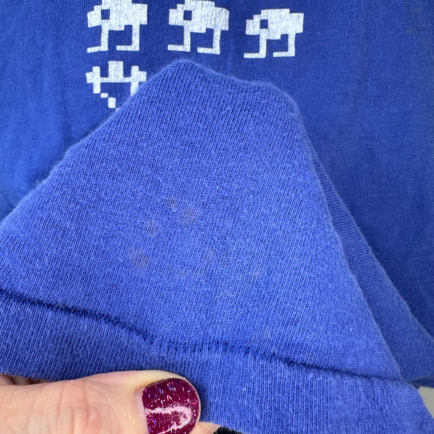 1980s I Scored with Space Invaders Atari T-Shirt, Collegiate Pacific Size S/M, Arcade Video Game