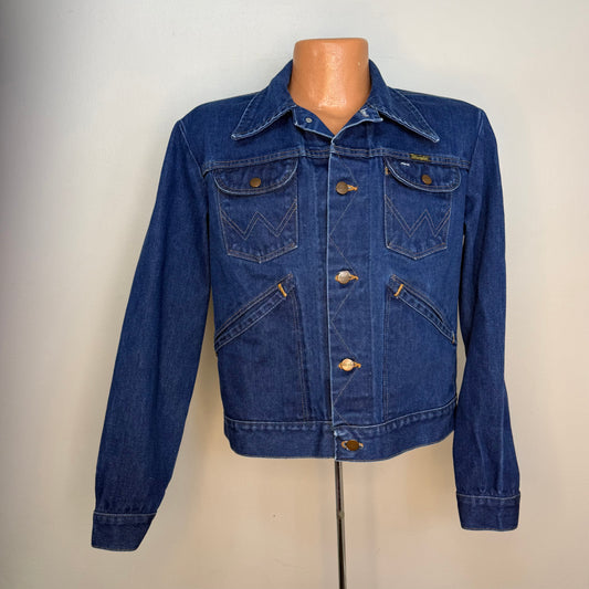 1970s/80s Wrangler No Fault Denim Jacket, Size Medium