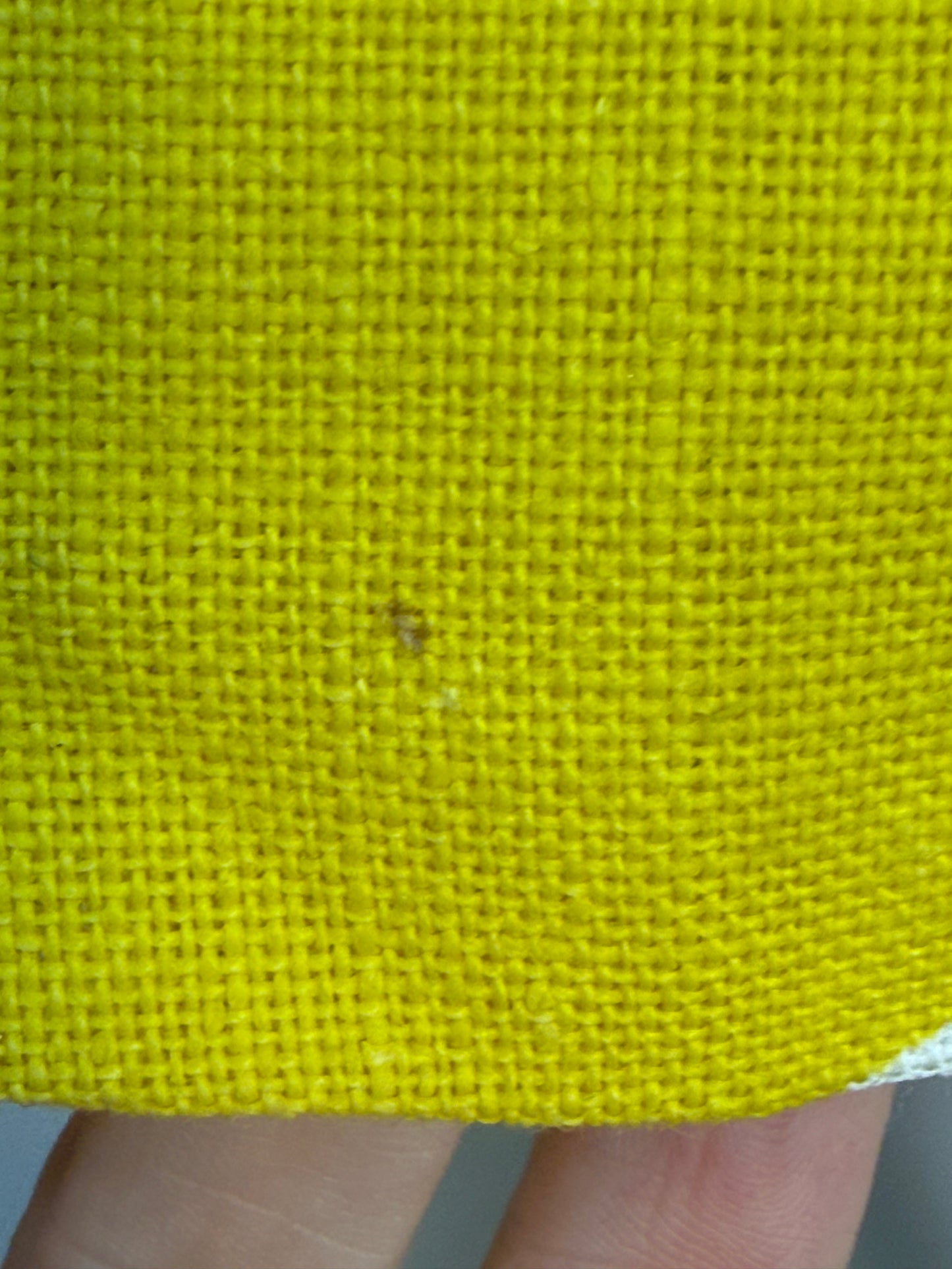 1960s Yellow Floral Mini Dress with Cut Outs and Rings, Handmade Size Small