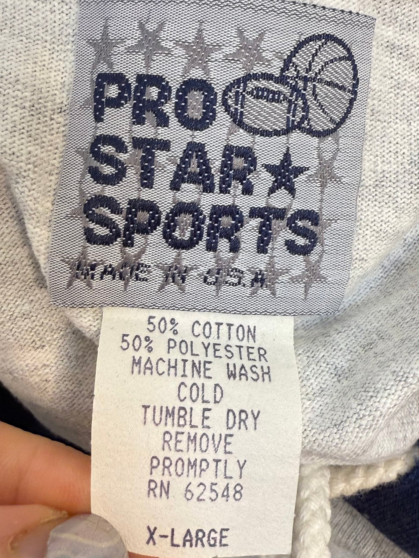 1990s Auburn University Tigers Hooded T-Shirt, Color Block, Pro Star Sports Size XL/XXL