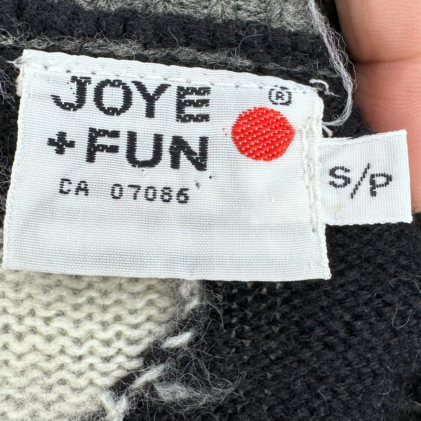 1990s Cat Love Cardigan Sweater, Joye + Fun Size Small-Large