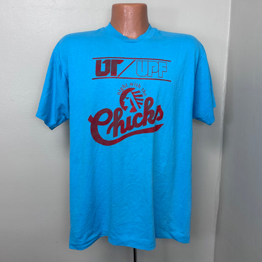 1980s/90s Memphis Chicks UT/UPF Night T-Shirt, Screen Stars Best Size XL