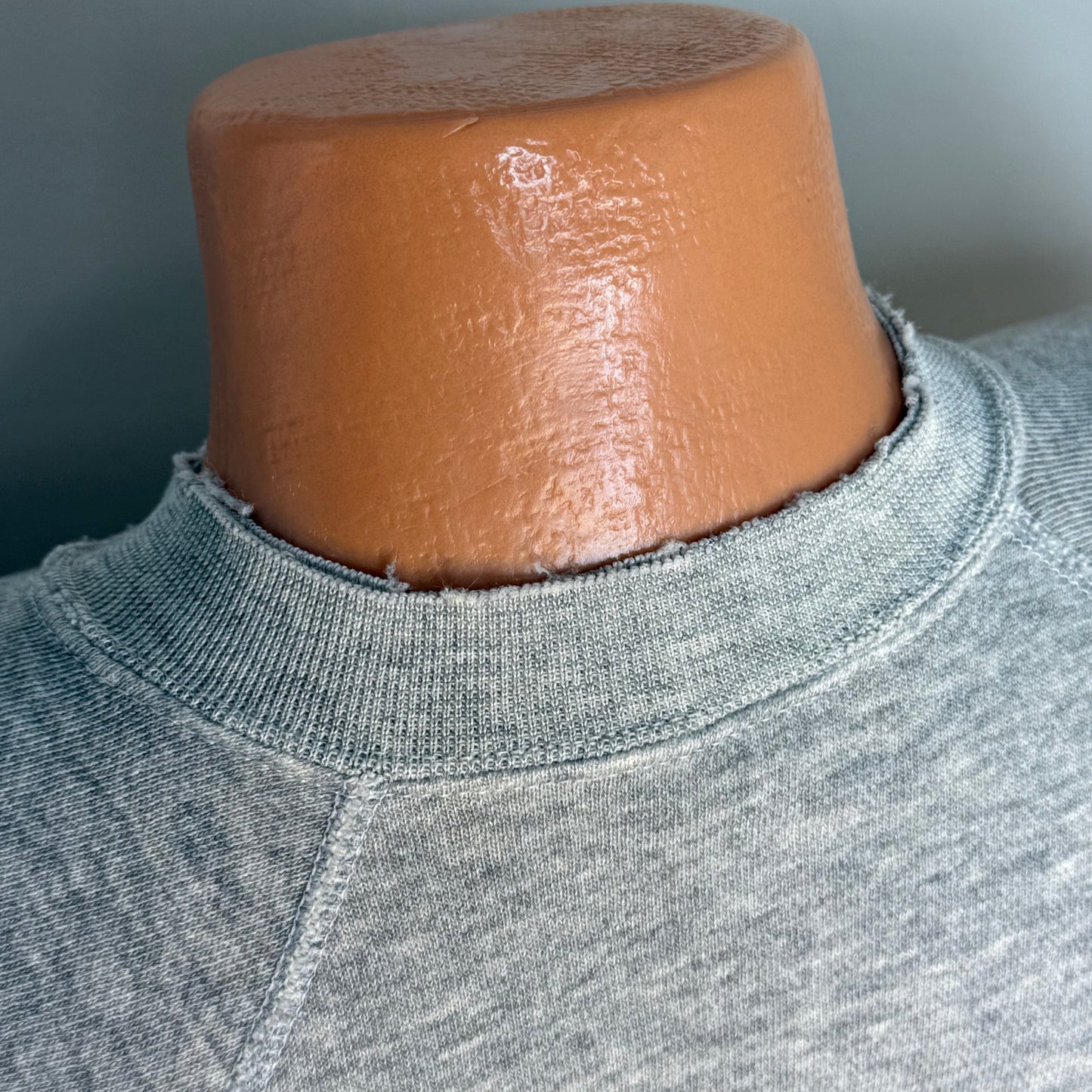 1970s Duke University Short Sleeve Sweatshirt, Velva Sheen Size Medium-Large, Distressed