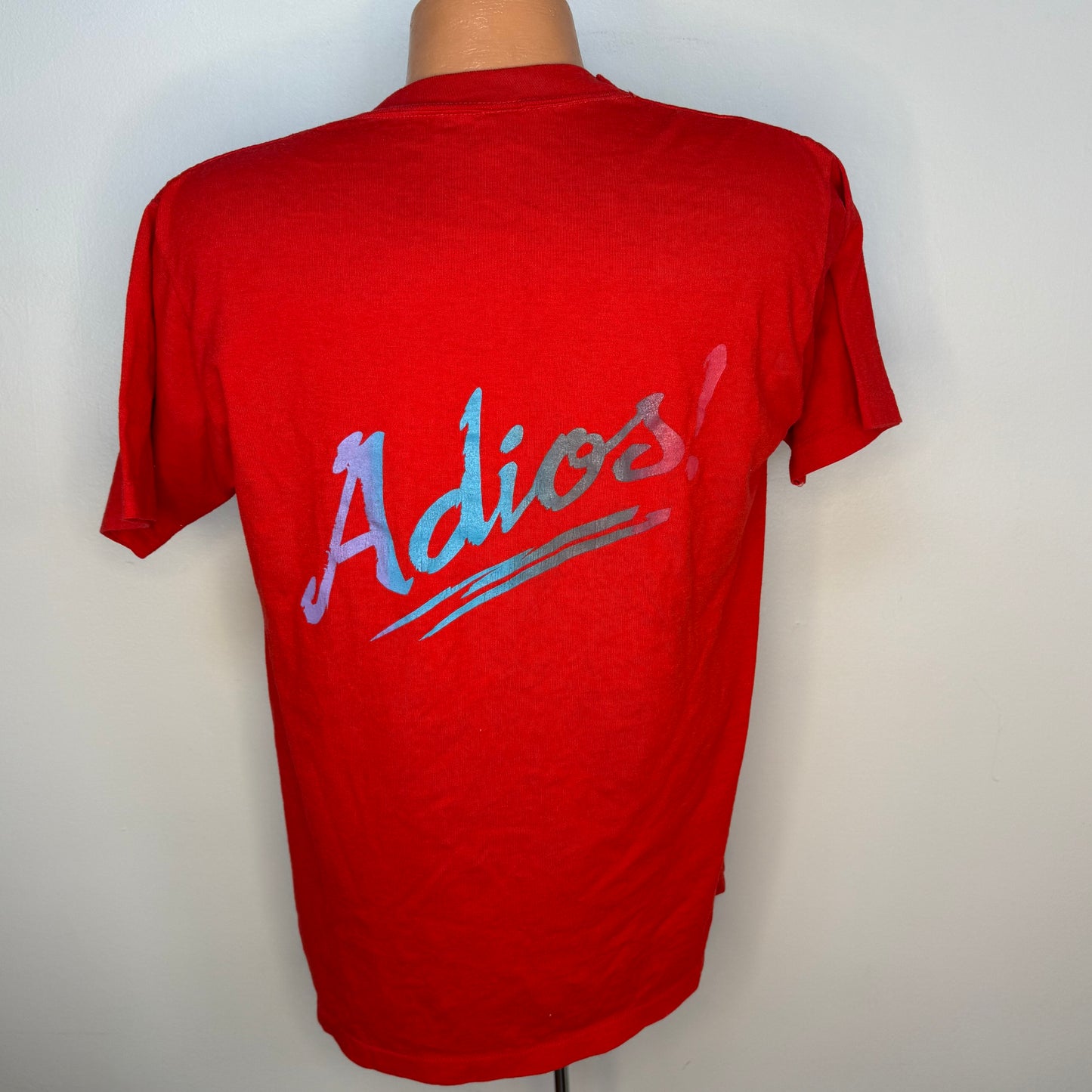 1980s Memphis Salutes Mexico T-Shirt, Memphis in May Festival 1984, Sportswear Size Large, Peabody Duck